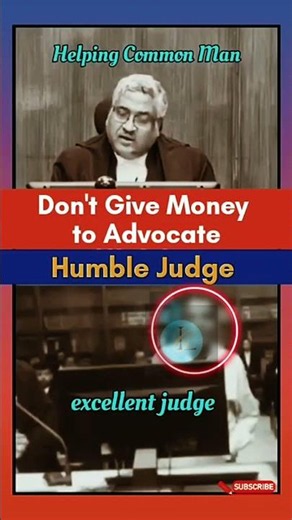 Don't Give Money To Advocate | kindest Judge We Have Ever Seen #judge#lawyer#law#shorts#legalcourts