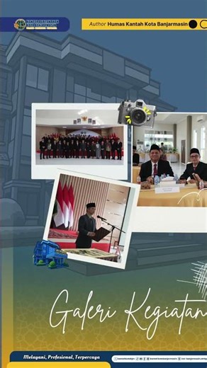 Kantor Pertanahan Kota Banjarmasin Hadiri Pelantikan MPPD dan Rapat Pembinaan PPAT.