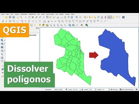 Dissolver polígonos no QGIS