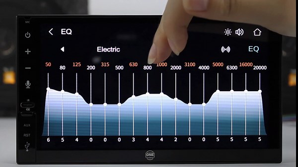 OneCarStereo Linux Full Touch Screen Double-DIN Car Stereo Support Wireless CarPlay Android Auto, Built-in TDA7851 with 4V Preamp Out, 7" in-Dash Navigation with FM AM RDS Radio