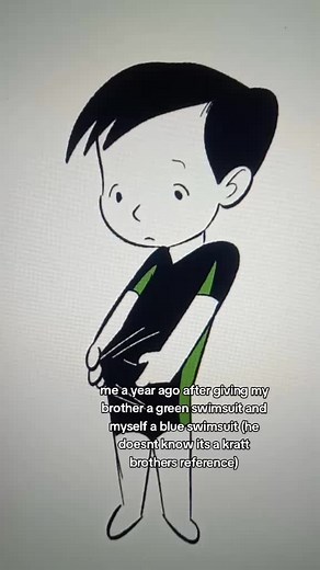 Kratt Brothers Inspired Green and Blue Swimming Suits