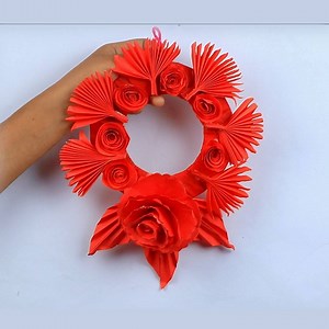 Easy Craft you can make From Paper/ Wall Hanging- Easy Wall Decoration Ideas - Paper craft - DIY Wall Decor 313 | Bright Art and Crafts