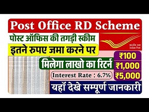 Post Office RD Scheme 2025 : पोस्ट ऑफिस की RD स्कीम में पैसा जमा करने पर कितना रिटर्न मिलेगा ?