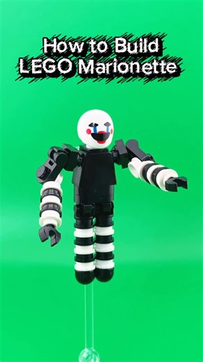 Chrispy Bricks on Instagram: "This is how you can make the Marionette from Five Nights at Freddy's out of LEGO! This LEGO FNAF 1 security office was designed by my friend @percival_bricks and you can get the instructions and custom printed pieces to build this for yourself from @masterpiececustomdesigns Please note that while the body of the Marionette is built with official LEGO pieces, the Marionette head and minifig in this video is a bootleg. it is not endorsed by LEGO, nor does it use offic