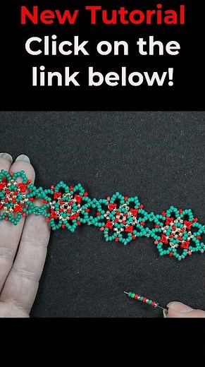 Easy DIY Beaded Bracelet Anyone Can Try! Christmas Gift Idea.