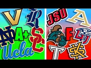 I REALIGNED CONFERENCES BASED ON ACADEMICS IN CFB 25