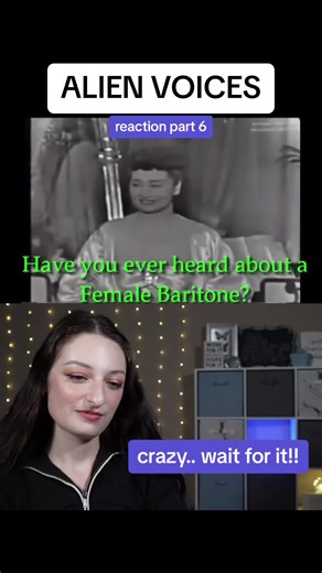 some super cool footage from 1960😍 #femalebaritone #baritone #crazyvocals #alienvoice #musichistory #amazingsinger #coolvocals