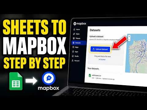 How to transfer addresses from Sheets into Mapbox - Step By Step