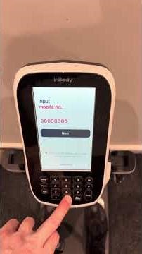 How to conduct an InBody Scan