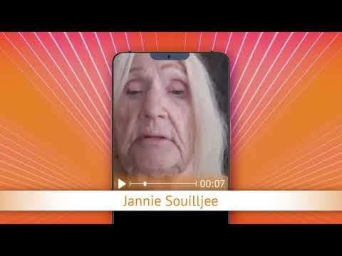 TV Oranje app videoboodschap - Jannie Souilljee