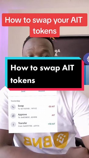 How to swap your AIT tokens #cryptokenya #kenyatiktok #cryptocurrencies #trading #binancefutures #binance #crypto #bitcoin #airdrops #apexcryptoacademy #fyp