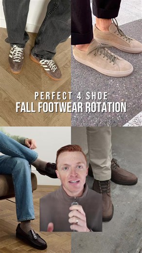 Need some new shoes for the season? You really only need one in each of these 4 categories and you’re set for everything 👌 #mensstyle #mensstyleguide #mensshoes