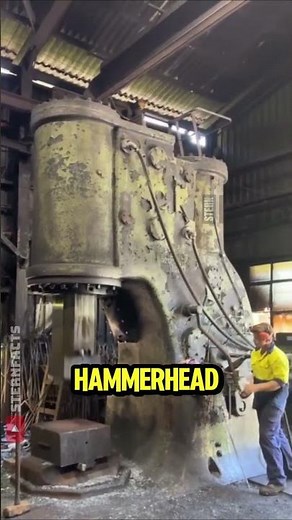 How a Giant Steam Hammer Shapes Steel Like Butter