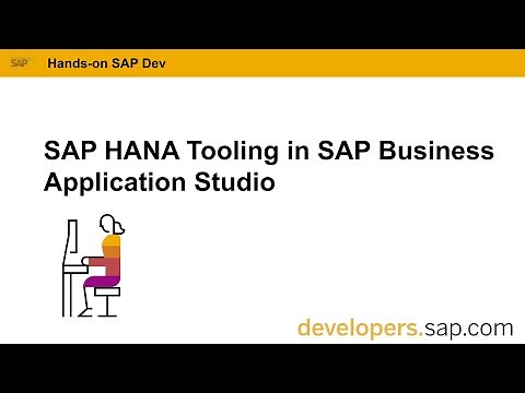 SAP HANA Tooling in SAP Business Application Studio