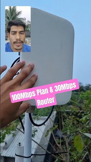 Jio Airfiber router changed | 100Mbps plan & 30Mbps Router #jio #jioairfiber #homeinternet #wifi