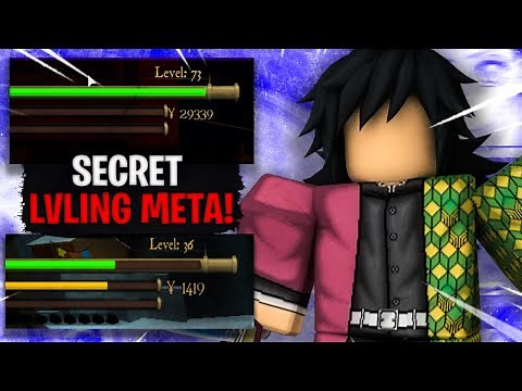 (GUIDE) THE ACTUAL SECRET WAY ON LEVELING UP FAST | Demon Slayer RPG 2