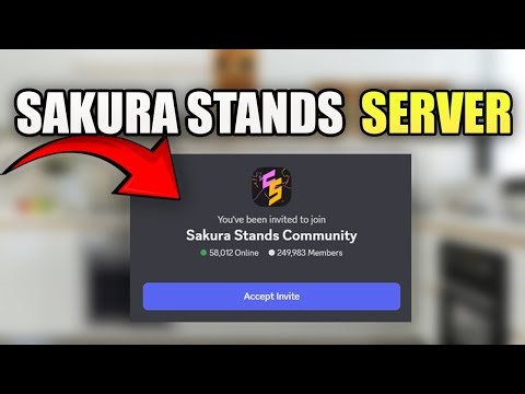 How to Join Sakura Stands Discord Server on Mobile! - (Full Guide)