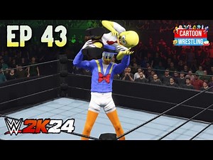 Donald Duck vs SpongeBob for the Cartoon Wrestling World Title!