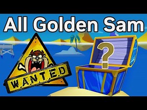 Taz Wanted All 10 Golden Sam Statues Guide