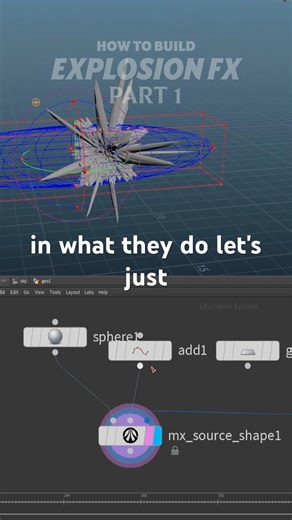 How to build an explosion! 💥 Part 1 - micro tutorial #houdini #vfx #cgi