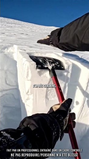 👀 Pourquoi ils tassent la neige…