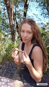 Easy dreadlock bun hairstyle using just one dread tie and how to wear a cotton dread wrap headband. 🌿 | Mountain Dreads