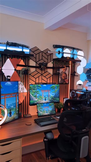 MOX-Tech | Setup | Gaming on Instagram: "Did i cook? 🥲 . . . #wallpaperengine #gamingsetup #cozygamingsetup #moxperience #gamingpc"