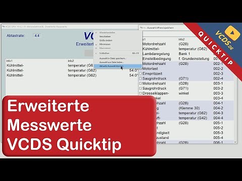 VCDS Quicktip: Erweiterte Messwerte