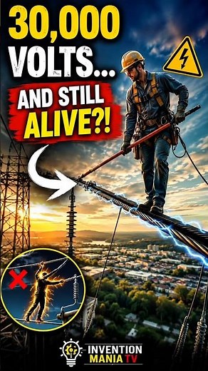 Why Doesn't This Man Get Electrocuted? ⚡😳