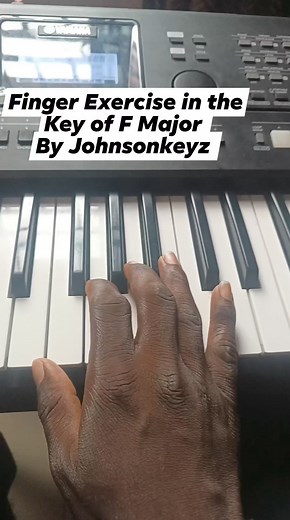 Learn this Finger Exercise in the Key of F Major #pianolessons #Johnsonkeyz #pianotutorial #pianoteacher #pianoexercise #pianolesson | Johnsonkeyz Piano Hub
