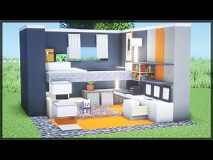 ⚒️ Minecraft : How to build a Loft Bed Studio | Gaming Room 🎮🛏️