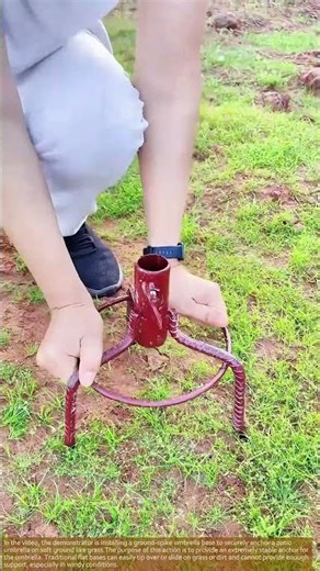 Anchor Your Umbrella Securely in 10 Seconds