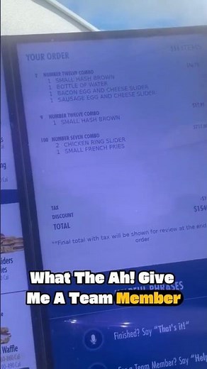 Drive Thru AI Charge A Customer 15,000 Dollars!🍔💵 #shorts