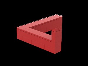 LEGO MOC-73707 Illusion of a triangle (Other 2021)