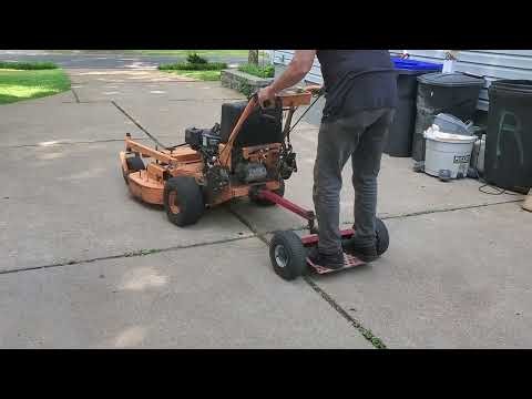 Scag Ultimate 36 inch cut startup - Drive - blades engage