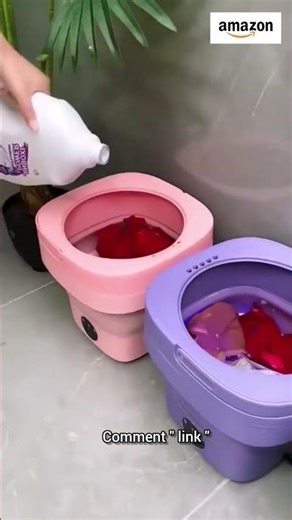 Amazon Find - 41 🧺 Mini Washing Machine | Wash Clothes Anywhere! #amazonfinds #clothing #trending