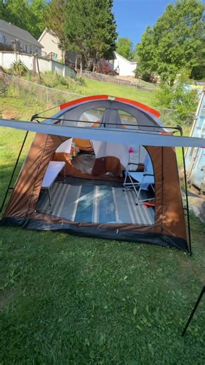 12 Person Extra Large Waterproof Camping Tent with Mesh Windows & Double Doors for Family Outdoor