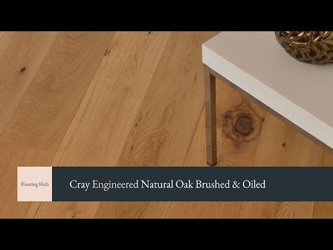 Cray Engineered Natural Oak Brushed & Oiled 170mm x 13 52 5mm Wood Flooring