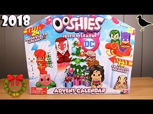 Ooshies DC Justice League Christmas Advent Calendar 2018 Full Unboxing | Birdew Reviews