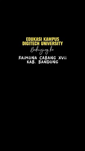 Sosialisasi Kampus di Digitech University