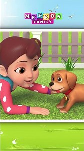 🐾Domestic Animals Song with Meeko's Family #shorts #babyriki #kidssong