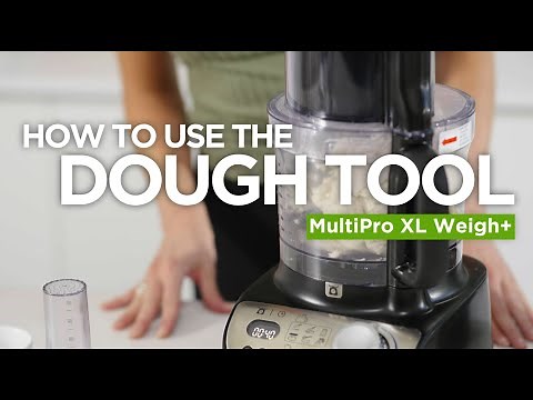MultiPro XL Weigh+ | How to use the dough tool