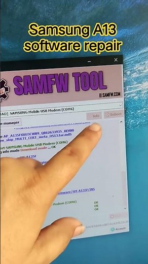 Samsung Galaxy A13 Software repair