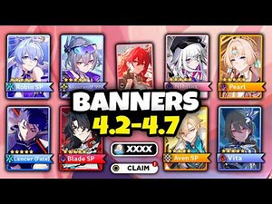 UPDATED CHARACTER BANNER ROADMAP FOR 4.2 TO 4.7 - NEW CHARACTERS AND RERUNS - Honkai: Star Rail