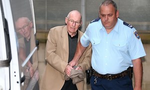 Roger Rogerson leaves court after conviction for murdering Jamie Gao – video