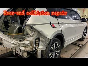 New Volkswagen Tiguan rear side accident repair