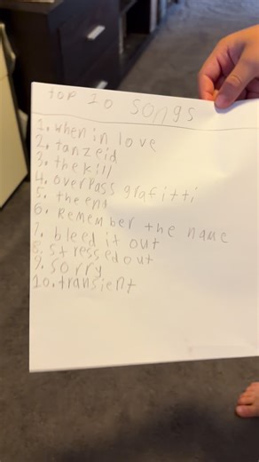 5.1K views · 225 reactions | My 7 year old Mitchell’s top 10 songs of...