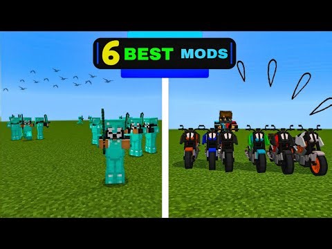 6 Mods/Addons To Minecraft PE 1.26😍 + || Best Mods 🔥 For MCPE [2026]