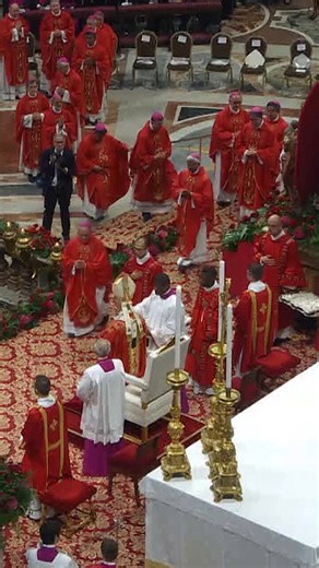 Today, on the feast of Sts. Peter and Paul, Pope Leo XIV blessed the pallium and placed it over the shoulders of new metropolitan archbishops at Mass in St. Peter's Basilica. Among the 35 archbishops were four from the United States: Most Rev. Mark S. Rivituso, Archbishop of Mobile; Most Rev. Ronald A. Hicks, Archbishop of New York; Most Rev. James R. Golka, Archbishop of Denver; and Most Rev. James F. Checchio, Archbishop of New Orleans.The pallium, a band of white wool adorned with crosses, is