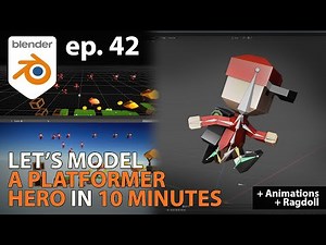 Let's Model GAME ASSETS (part 2) in 10 MINUTES - Blender 2.9 - Ep. 42
